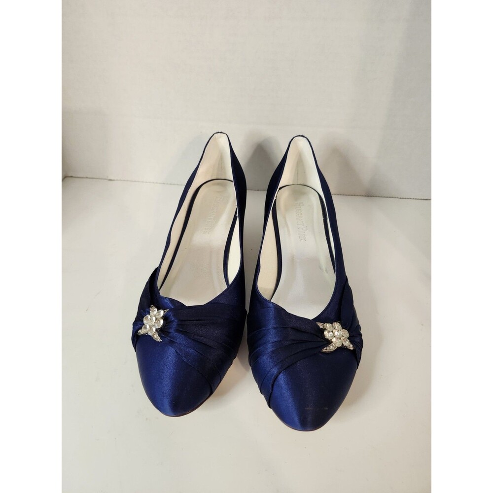 Elegant Park Size 11 Royal Blue With 1.5" Heels